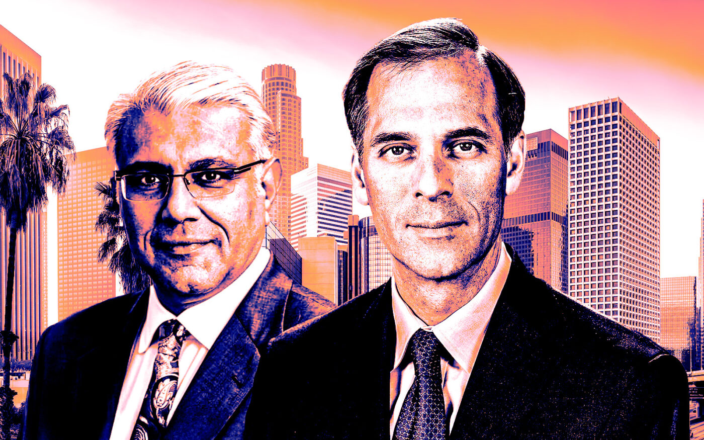 <p>Marcus & Millichap CEO Hessam Nadji and Moody’s Analytics CEO Mark Zandi (Getty, Marcus & Millichap, Moody’s Analytics)</p>
