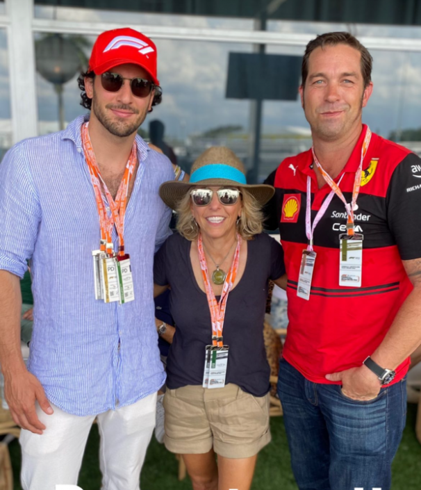 Broker Steve Gold, Corcoran Group CEO Pamela Liebman and Corcoran broker Julian Johnston (Credit: Julian Johnston/Instagram)